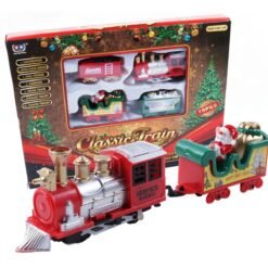 Sienna Mini Electric ABS DIY Assembly Realistic Front Rail Train Track Play Fun Model Toy for Kids Christmas Birthday Gift