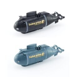 Slate Gray Mini RC Submarine 40MHz 6 Channels Diving Floating RC Boat Gifts for Kids