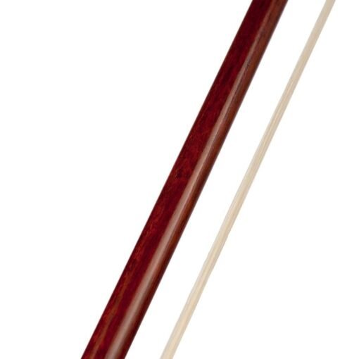 Dark Red NAOMI 4/4 Violin Bow Pernambuco Bow Round Stick W/Abalone Frog Mongolia Horsehair