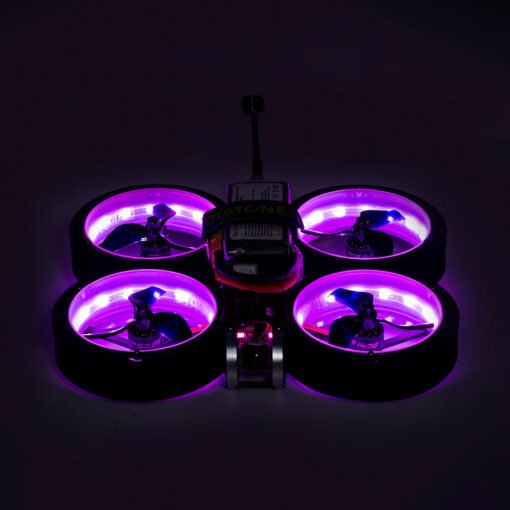 Purple Diatone MXC TAYCAN 369 3 Inch 6S Cinewhoop Duct FPV Racing Drone PNP w/ SW2812 Led RUNCAM NANO2 Cam F405 MINI MK3 FC 35A ESC