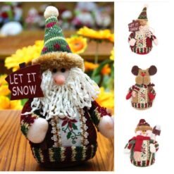 Christmas Supplies Snowman Decoration Cloth Old Man Dear Toy Doll - Toys Ace