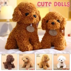 Simulation Teddy Dog Plush Toy Puppy Doll Catch Machine Doll New Gift Doll Toys - Toys Ace