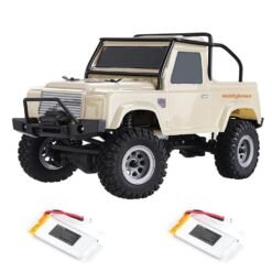 URUAV 1/24 4WD 2.4G Mini RC Car Crawler Model Vehicle Waterproof RTR With Two Battery