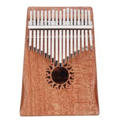Snow Muspor Kalimba 17 Keys Mahogany Wood Kalimba African Finger Thumb Piano Mbira Calimba with Tuner Hammer Case