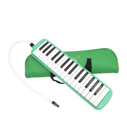Medium Sea Green IRIN 32 key Melodica Harmonica Electronic Keyboard Mouth Organ with Accordion Bag