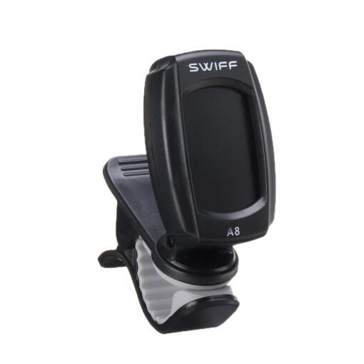 SWIFF A8-CS Electric Clip-on Music Guitar Tuner for Ukulele Tuner for Bass
