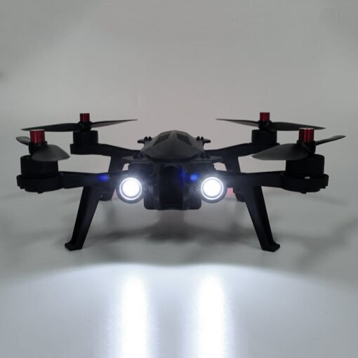 Black MJX B6 Bugs 6 Brushless with LED Light 3D Roll Racing Drone RC Quadcopter RTF (Without Camera + FPV Monitor)