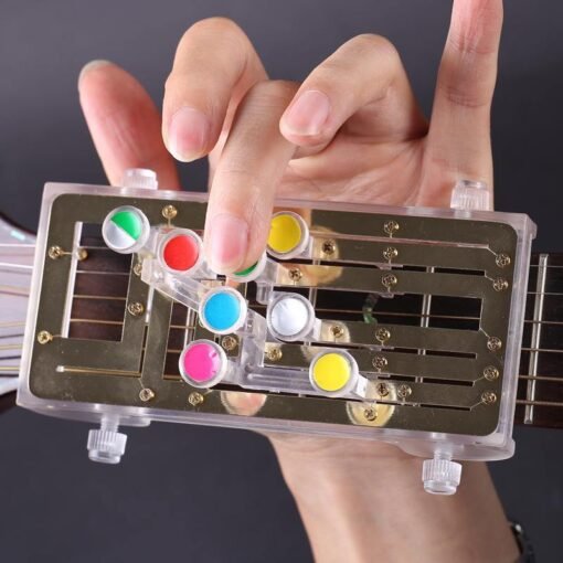 Dark Slate Gray Anti-Pain Finger Cots Guitar Assistant Teaching Aid Guitar Learning System Teaching Aid For Guitar Beginner