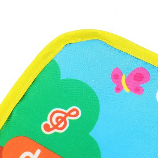 Light Sea Green Musical Kid Piano Baby Crawl Mat Animal Educational Music Soft Kick Toy 5 Modes