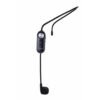 Dark Slate Gray Gitafish K380R Portable UHF Wireless Microphone Headset 3.5mm Audio Head 6.5mm Adapter with USB-5V USB charging port