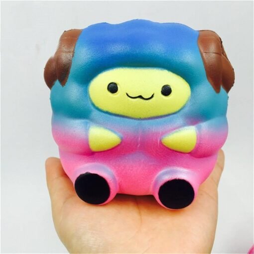 Jumbo Sheep Squishy Cute Galaxy Rainbow Soft Alpaca Slow Rising Scented Toy Gift - Toys Ace