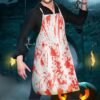 Antique White Halloween Party Decoration Cosplay Bloody Stains Aprons Props Horror Scene Supplies Toys