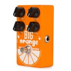 Dark Orange Caline CP-54 Overdrive Guitar Effects Pedal True Bypass With Aluminum Alloy Housing