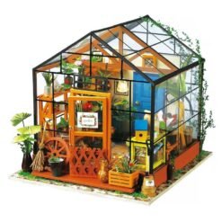 Robotime Miniature Green Garden With Furniture Children Adult Model Building Kits Doll House - Toys Ace