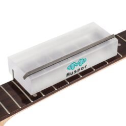 Gray Muspor 2 in 1 35° and 90° Guitar Fret Bevel File Guitar Repair Tools for Guitar Accessories