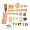 Snow Multi-style Simulation Real Life DIY Hand-make Assemble Beautiful House Store Early Educational Puzzle Toy for Kids Gift