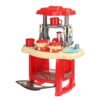 Firebrick Kid Children Kitchen Pretend Play Cooking Set Toys Toddlers Home Dinner Cookware