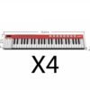 X Pro Mini 4/6 49/61 Keys 24-bit 128 Tones 8 Pads USB MIDI Keyboard Controller