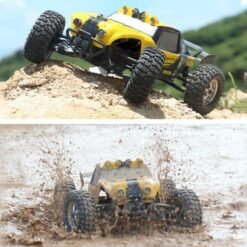 White Smoke HBX 12891 RTR 1/12 4WD 2.4G Hydraulic Damper RC Car Desert Off-Road Truck with LED Light