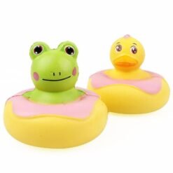 Sanqi Elan Frog Duck Squishy 10*10*9CM Licensed Slow Rising With Packaging Collection Gift Soft Toy - Toys Ace