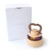 Lavender Loving Birthday Cake Rotating Wooden Music Box for Gift