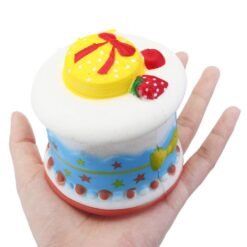 Strawberry Cream Cake Squishy 8*8CM Jumbo Slow Rising Rebound Toys With Packaging Gift Collection - Toys Ace