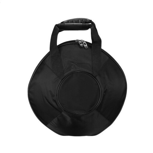 Black Hluru 12.5 Inch 15 Notes Steel Tongue Drum Tank Drum Music Percussion Instrument+Bag