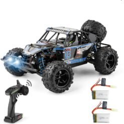 Black ENOZE 9303E with Two Batteries 1/18 2.4G 4WD 40km/h RC Car Electric Off-Road Vehicles RTR Model