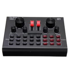 V8X PRO External Audio Mixer USB Interface Sound Card with 15 Sound Modes Multiple Sound Effects
