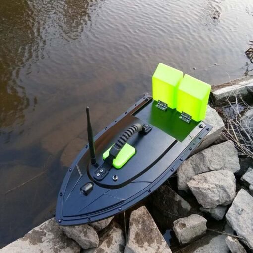 Dark Green Flytec 2011 5 50cm Fishing Bait RC Boat Fish Finder 5.4km/h Double Motor Toys