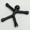 Black Mini Q-Man Magnet Novelty Curiously Awesome Gift Cute Rubber Man Magnetic Toys