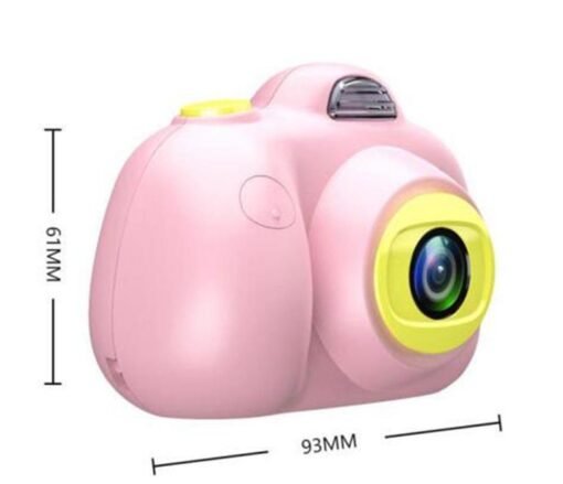 Pink Children Camera HD Digital 800P TF Card Camcorder USB Rechargeable Early Education Puzzle Novelties Toys