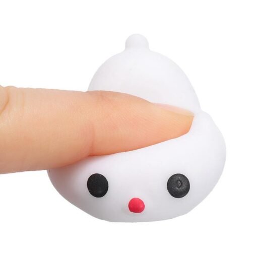 Ghost White Four-footed Beast Squishy Squeeze Cute Healing Toy Kawaii Collection Stress Reliever Gift Decor