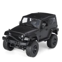 Dark Slate Gray JY66 1/14 2.4Ghz 4WD RC Car For Jeep Off-Road Vehicles With LED Light Climbing Truck RTR Model Two Battery