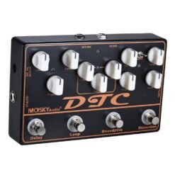 MOSKY DTC 4 in 1 Electric Guitar Effects Pedal with Distortion Overdrive Loop Delay - Toys Ace