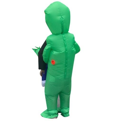 Medium Sea Green Inflatable Toy Costume Carnival Party Fancy ET Aliens Clothing For Adults