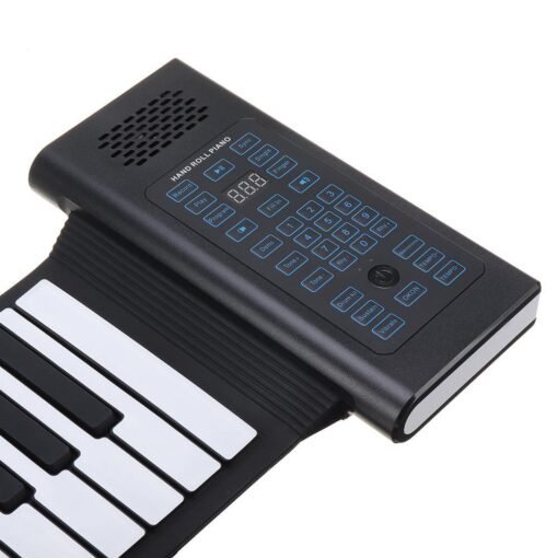 Dark Slate Gray Bora BR-A88 88 Standard Keys Foldable Portable Electronic Keyboard Hand Roll Piano