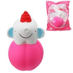 Yunxin Squishy Elephant Soft Toy 14cm Slow Rising With Packaging Collection Gift Soft Toy - Toys Ace