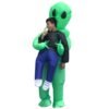 Midnight Blue Inflatable Toy Costume Carnival Party Fancy ET Aliens Clothing For Adults