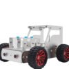 Gray DIY Tractor Aluminous Smart RC Robot Car Chassis Base Kit