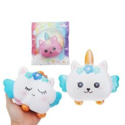 Oriker Unicorn Burger Squishy 16CM Slow Rising With Packaging Collection Gift Soft Toy - Toys Ace