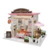 Doll House Kit DIY Miniature Wooden Handmade House Cake Shop Kids Craft Toys - Toys Ace