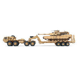 Rosy Brown HG P806 RTR Pre-Assembled TRASPED 1/12 Heavy Equipment Semi Trailer for U.S M747 RC Car Vehicles Model