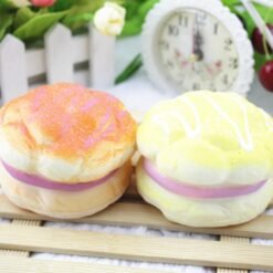 Random Color Squishy Soft 8CM Pineapple Bread Decoration Soft Toys - Toys Ace