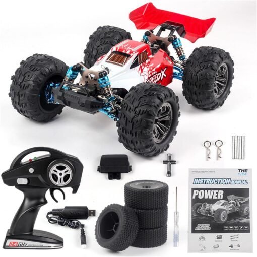 XLF F17 RTR 1/14 2.4G 4WD 60km/h Brushless Upgraded Metal Full Proportional RC Car Vehicles Models - Toys Ace
