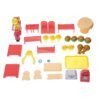 Tomato Multi-style Simulation Real Life DIY Hand-make Assemble Beautiful House Store Early Educational Puzzle Toy for Kids Gift