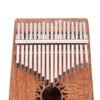 Seashell Muspor Kalimba 17 Keys Mahogany Wood Kalimba African Finger Thumb Piano Mbira Calimba with Tuner Hammer Case