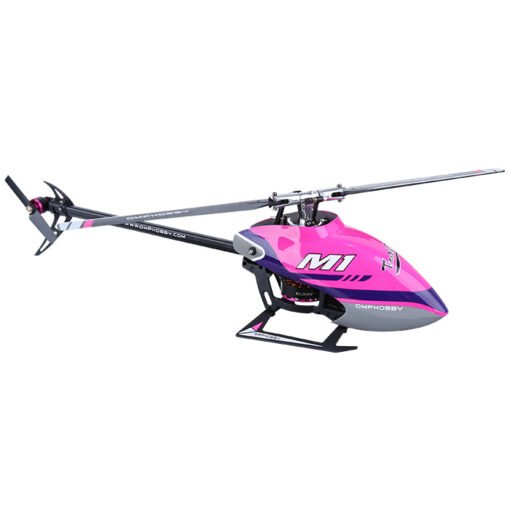 OMPHOBBY M1 290mm 6CH 3D Flybarless Dual Brushless Direct-Drive Motor RC Helicopter RTF with Adjustable Flight Controller.