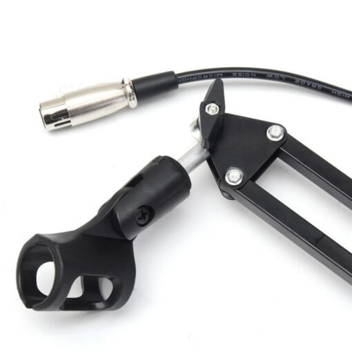 Dark Slate Gray BM800 Professional Condenser Microphone Sound Audio Studio Recording Microphone System Kit Brocasting Adjustable Mic Suspension Scissor Arm Filter