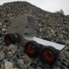 Dark Slate Gray DIY Aluminous Smart RC Robot Car Truck Chassis Base With Motor